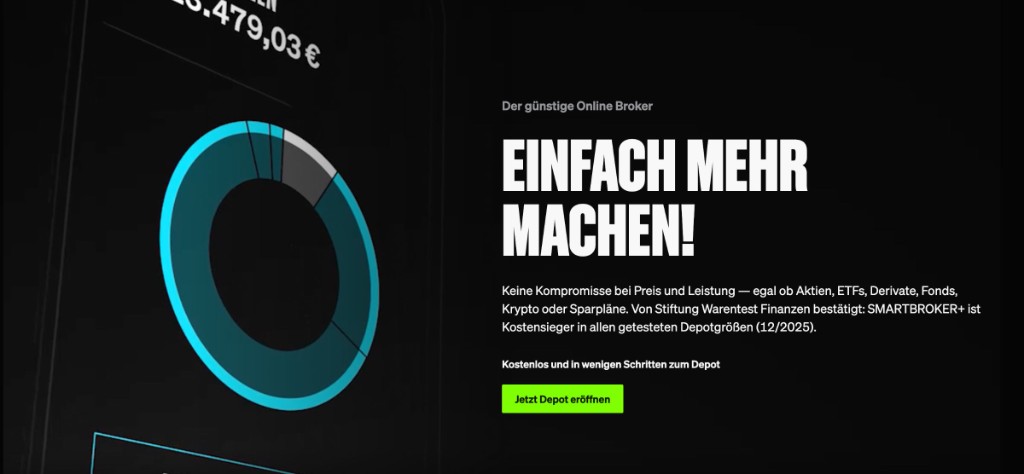 Broker-App mit Portfolio-Übersicht