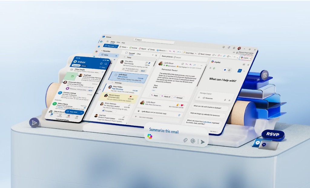 Microsoft Outlook mit Copilot-Integration
